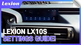 Lexion LX10S General Features and Settings Explained