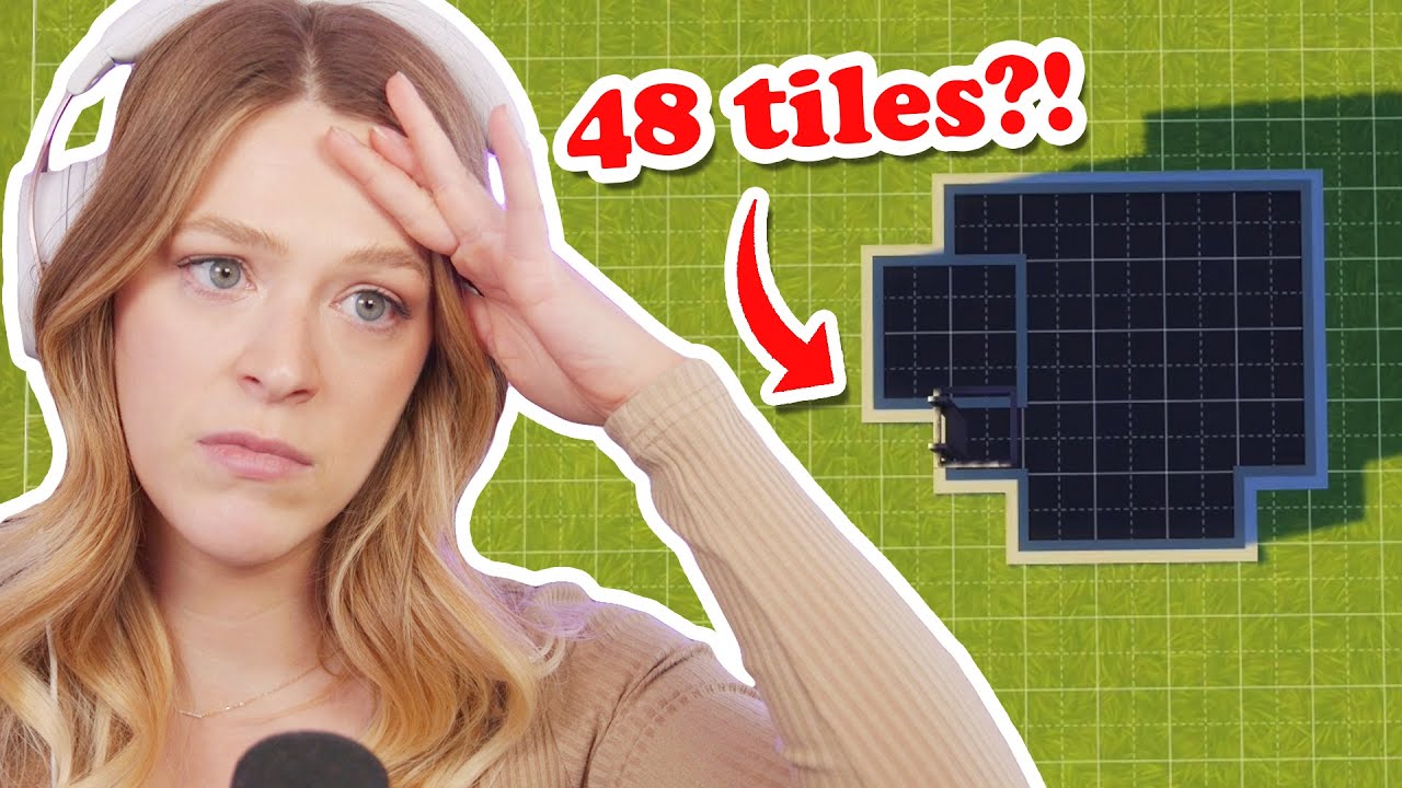 trying this new tiny build challenge in the sims 4 - YouTube