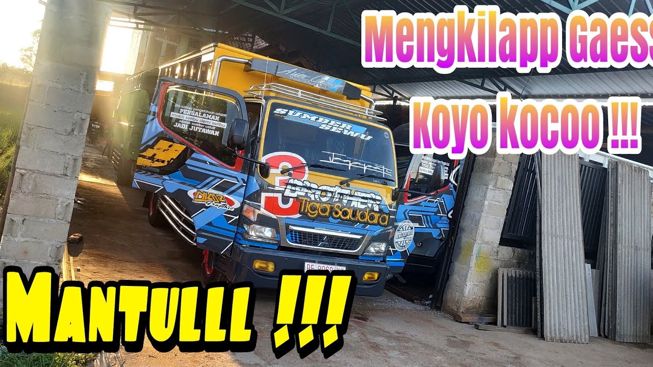  TRUK MODIF  ABU ABU MBOIS STIKER JETBUS3 YouTube