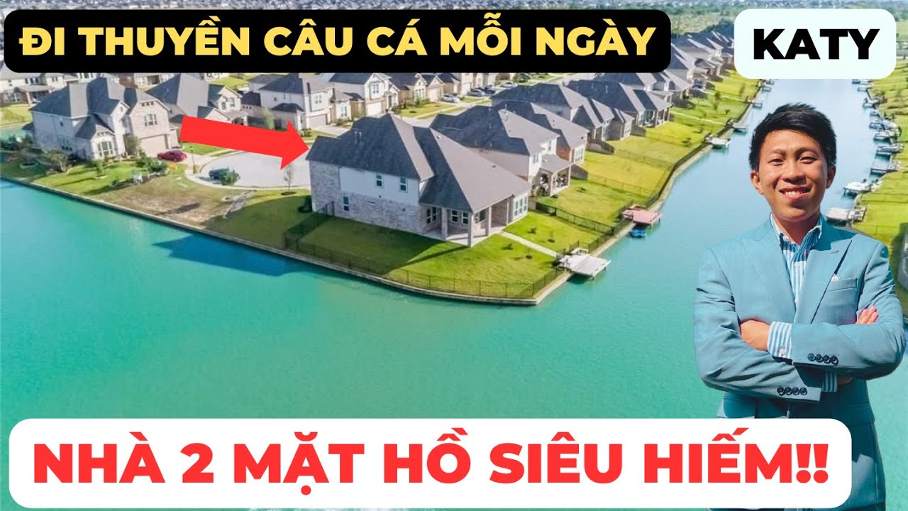 #220 KATY - CĂN NHÀ 2 MẶT HỒ SIÊU HIẾM TẠI THÀNH PHỐ KATY!!!!