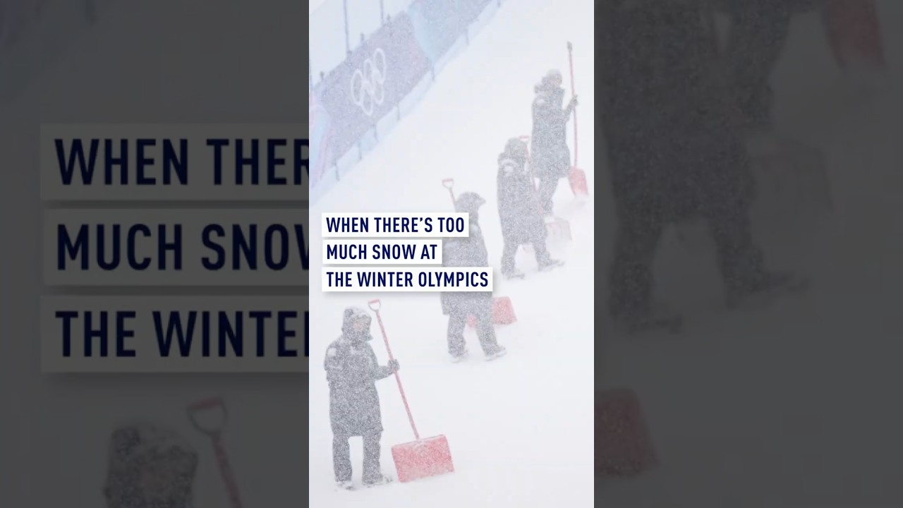 Когда на зимних Олимпийских играх слишком много снега