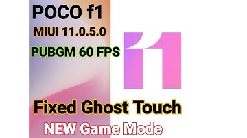 Poco f1 Miui 11.0.5.0 PUBGM Montage • 60 Fps • Touch issue fixed