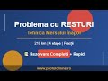 Problema cu Resturi - Mersul Înapoi | Rezolvare Completă + Metoda Rapidă cu Fracții