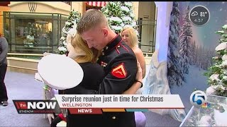 South Florida Marine surprises his wife just in time for Christmas