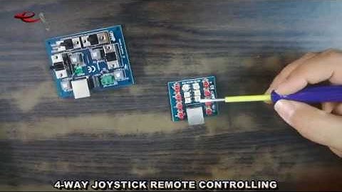 4 WAY JOYSTICK REMOTE CONTROL DESCRIPTION, WORKING AND CONNECTION (HINDI)