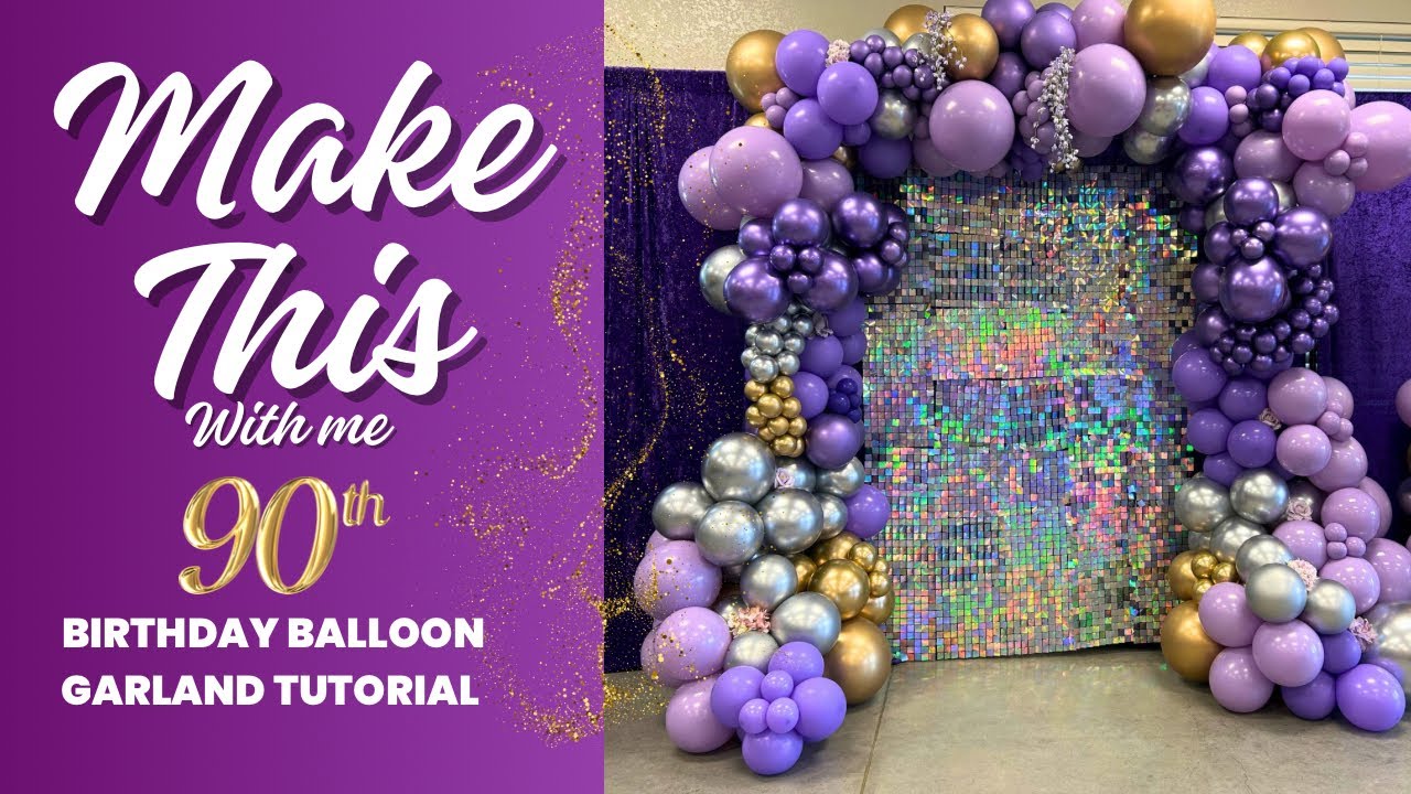 Сделайте это вместе со мной: мастер-класс по изготовлению фиолетовой гирлянды.