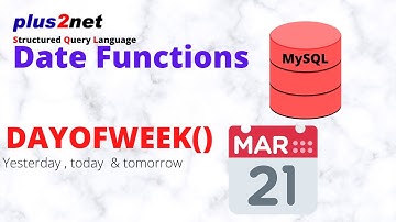 DAYOFWEEK() function to get number from 1 to 7 based on Weekday  in MySQL