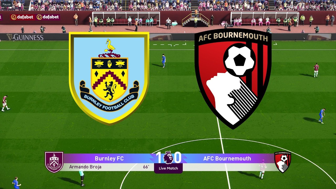Burnley vs Bournemouth : Premier League 2025/26