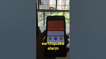 earthquake alarm，before 60 seconds