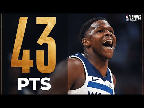 Anthony Edwards ERUPTS For Playoff CAREER-HIGH In Game 1 In Denver!🔥 | March 29, 2024