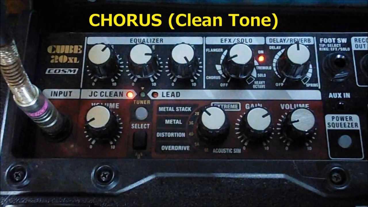 CUBE 20XL Roland EFX / SOLO - Single coil （シングル・コイル