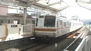 東京メトロ7000系　自由が丘駅発車