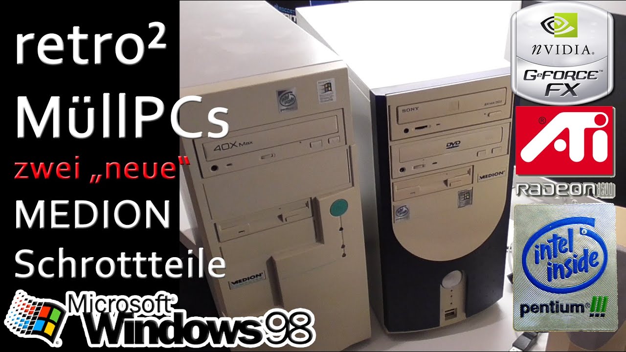 retro² Müll PCs |Aldi Rechner| zwei Neuzugänge für den Keller 🖥