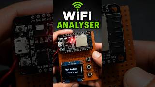 ESP32 WiFi Analyzer  Find Signal Strength Like a PRO #wifi #iot #diy #tutorial  #arduino