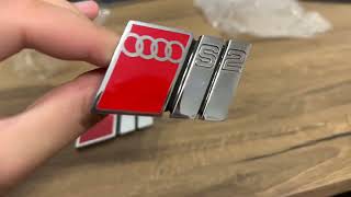 Audi S2 handmade badge set for Espen B.