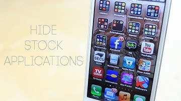 Hide stock iOS apps no jailbreak needed on iPhone, iPod, and iPad