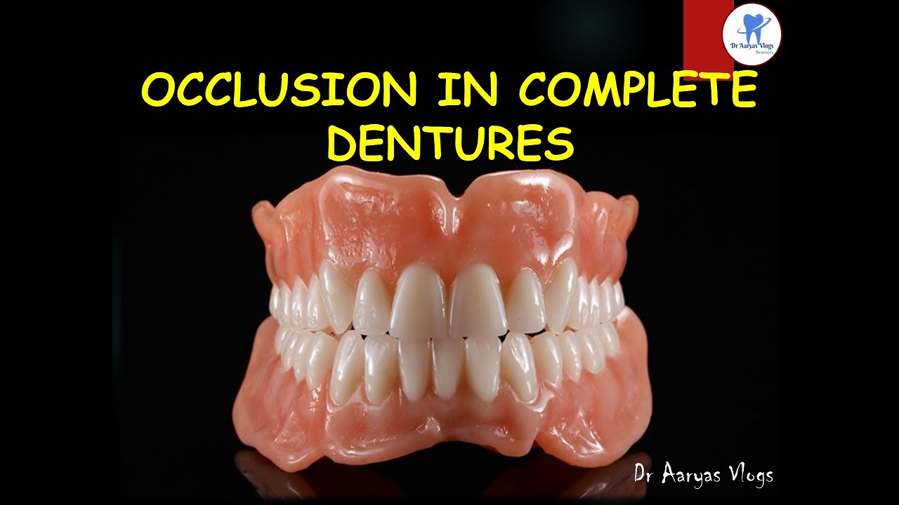 Occlusion in complete dentures/ Balanced occlusion/ Prosthodontics/Dr