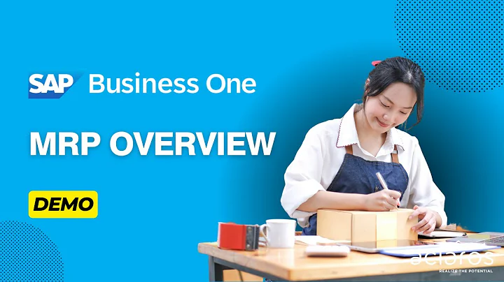 SAP Business One - MRP Overview Demo in 10 Minutes