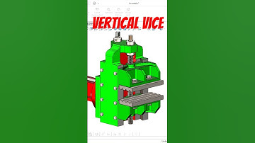 Vertical vice design with rendering #shorts #ytshorts #solidworks #malviyacadsolution