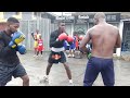 ⚙️ Footwork + Pad Work = Fight Efficiency!#BoxingTechnique