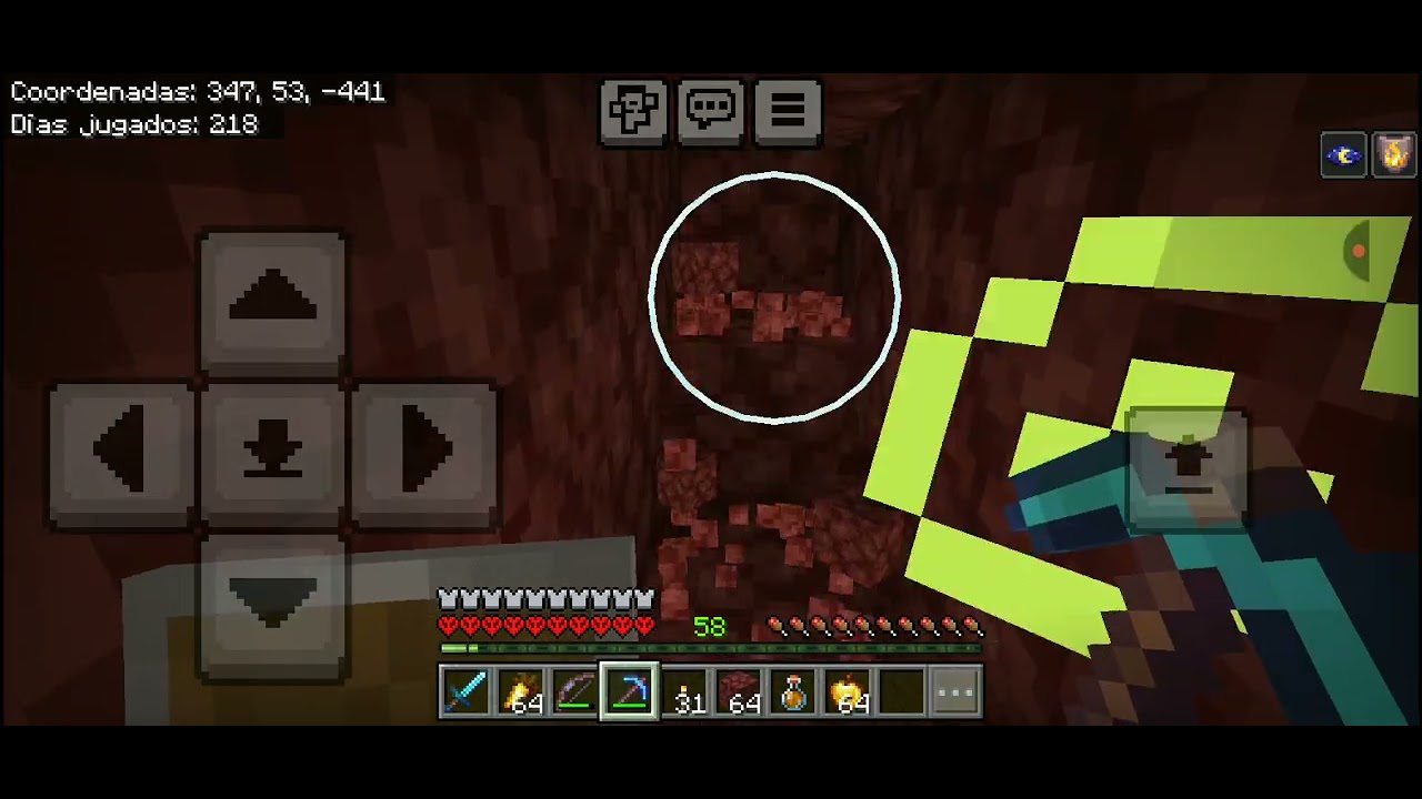 Jugando Minecraft Bedrock Hardcore en Android: Part 301 - 310