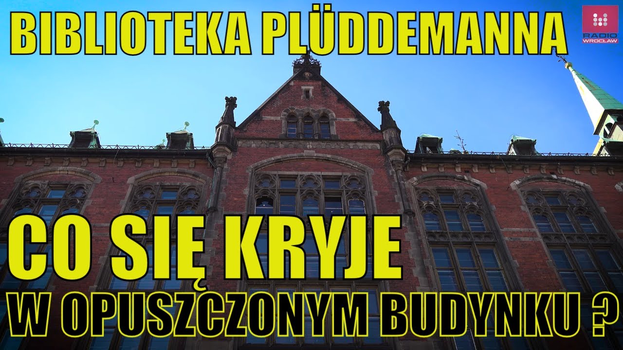 Dolnośląskie Tajemnice #23 Opuszczona BIBLIOTEKA PLÜDDEMANNA we Wrocławiu opowiada Joanna #Lamparska