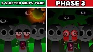 Incredibox Sprunki 5-Shifted Nikis Take Phase 2 Vs Phase 3 Who Takes It?