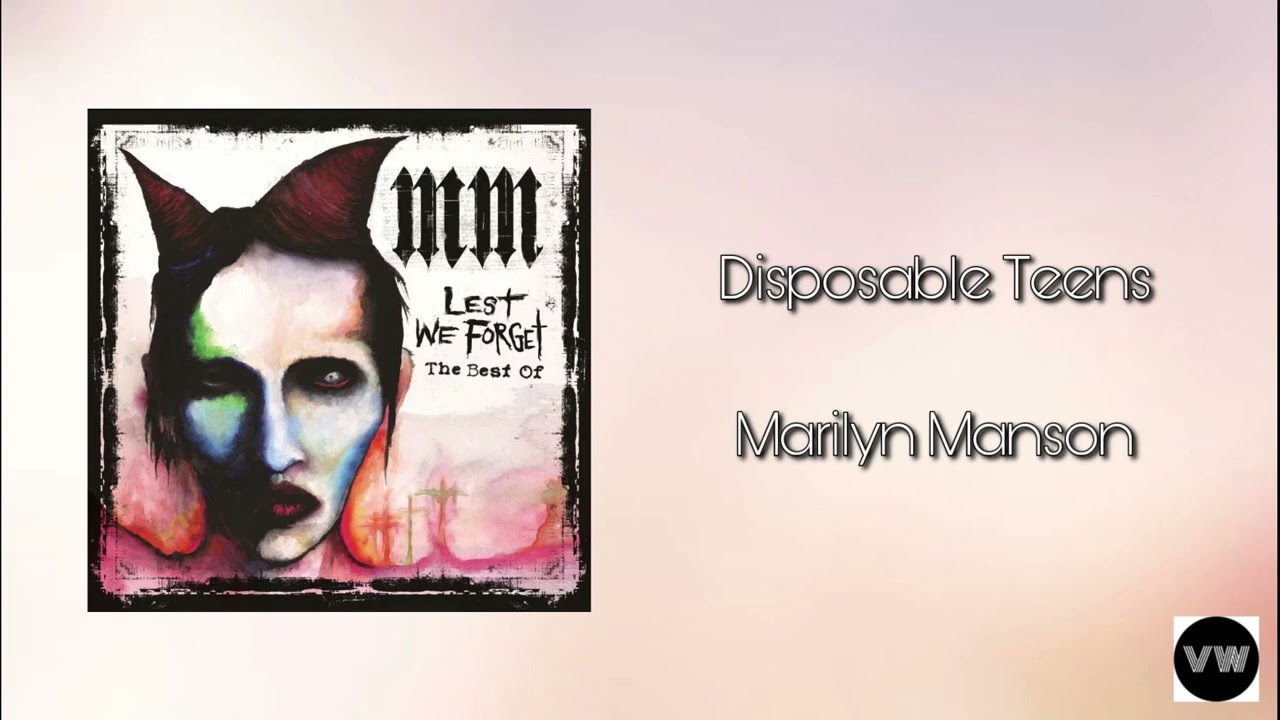 Marilyn Manson - Disposable Teens (Clean Version) - YouTube