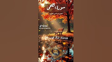 #من أجمل قراءات القرأن الكريم#سورة الضحى#الشيخ نور الدين العروي