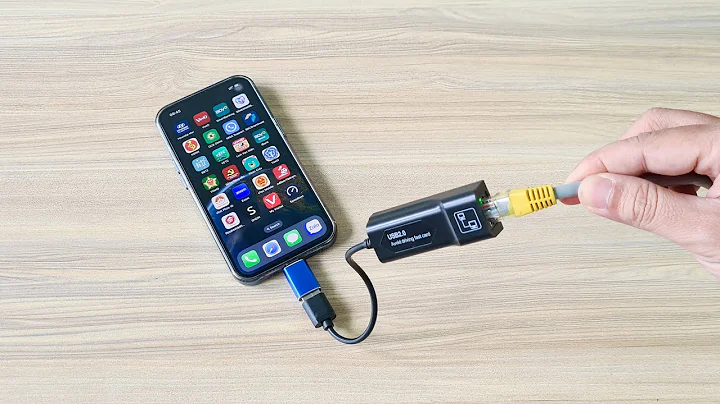 iPhone : how to connect Internet using cable