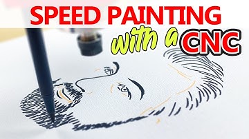 Speed painting with a MPCNC - Tombow pens