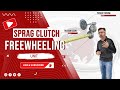 Sprag clutch freewheeling unit
