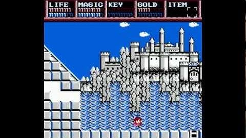 Legacy of the Wizard NES Hack Test!!!