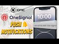 Ionic 7 onesignal push notifications  capacitor 5  angular 17