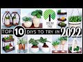 TOP 10 DIYS TO TRY IN 2022 | BEST DOLLAR TREE DIY | Home Decor | Must Try Crafts from 2021 & MORE!