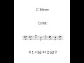 Βengts intervallic CmM chord