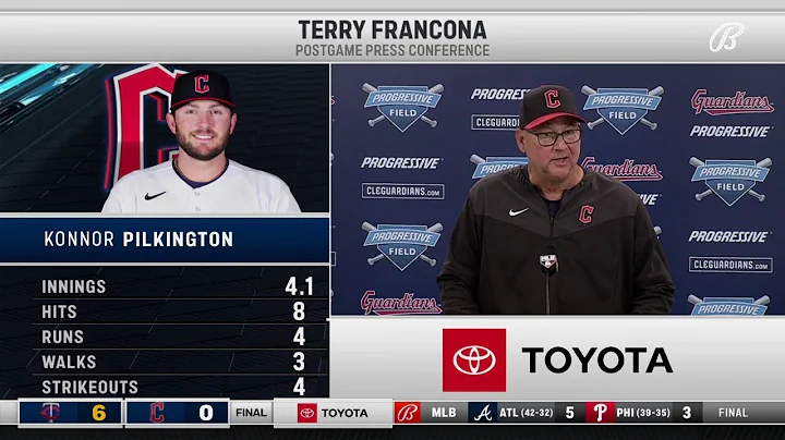 Terry Francona reflects on Cleveland Guardians' nightcap loss to Minnesota Twins