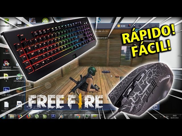 Como Baixar e Instalar o Jogo Free Fire em qualquer PC Sem Lags! e com  Todas as Teclas Configuradas! 