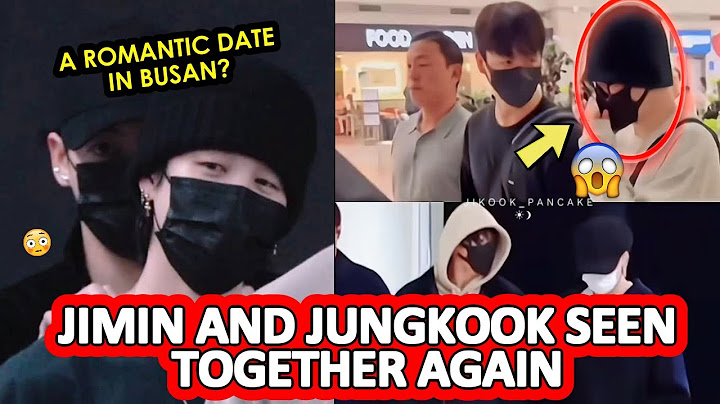 A DATE in BUSAN? 💘 Jimin and Jungkook seen VERY CLOSE in NEW YORK 🌆💫