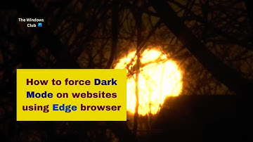 How to force Dark Mode on websites using Edge browser