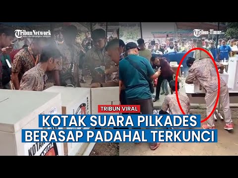 KOTAK SUARA BERASAP! Pemilihan Kepala Desa Heboh, Penyebab Surat Suara Rusak Masih Misteri