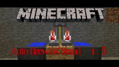 [Minecraft Tutorial] Auto Brewing Stand 1.5.2