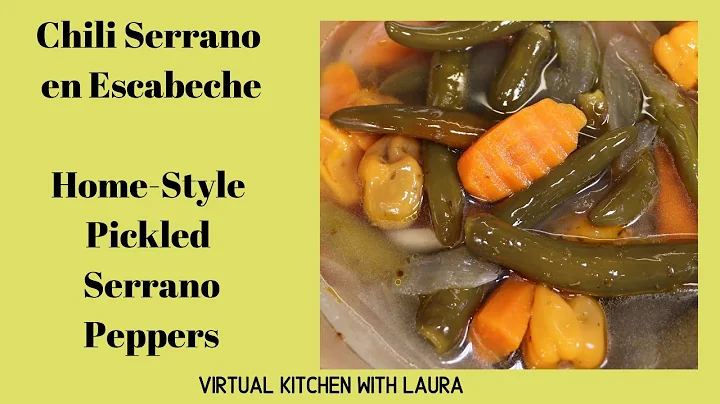 How to make Chili Serrano & Habanero en Escabeche Pickled Serrano & Habanero peppers