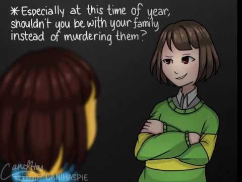 Frisk x Chara Christmas comic