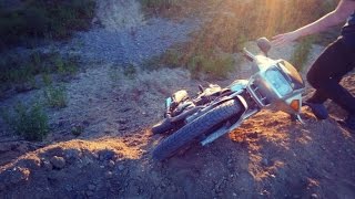 HILL CLIMB на Yamaha YBR