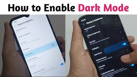 How to Enable - Disable Dark Mode in Tecno Spark Go 2021 | Unlock Point.