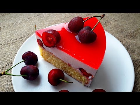 Видео рецепт Муссовый торт с черешней