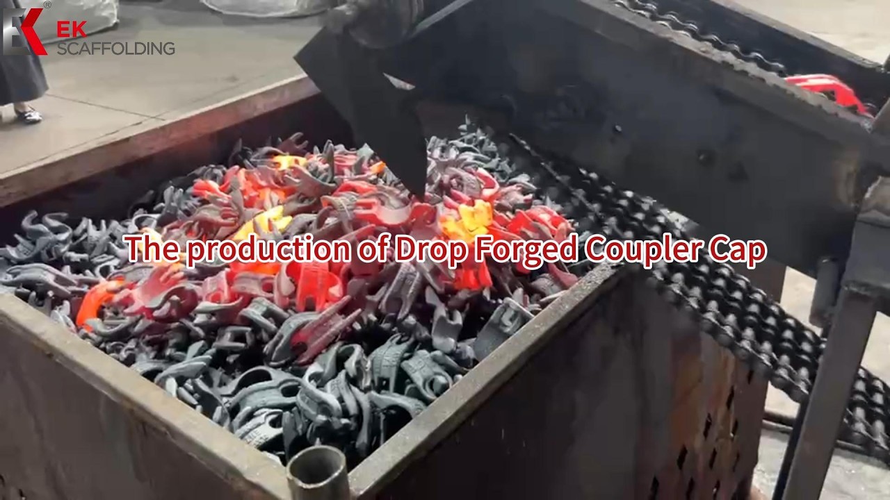 The production of Drop Forged Coupler Cap - YouTube