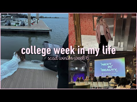 College Week in my Life: film shoots, beauty events, cheersport atl || SCAD Savannah Week 6