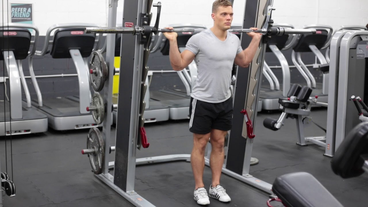 Smith Machine Reverse Calf Raises - YouTube